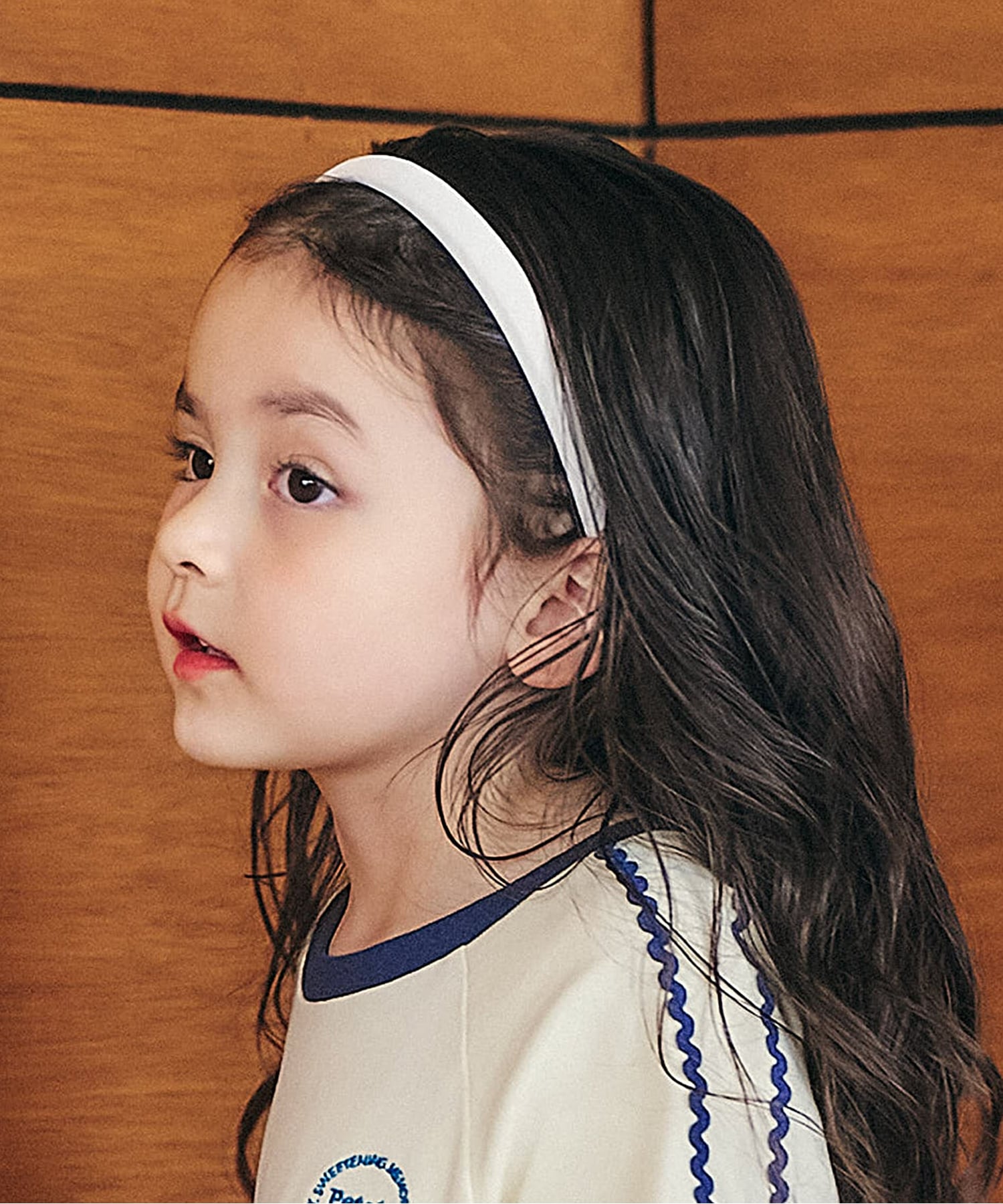 チェリーピンク✕ネイビー】ラインリボン♡ヘアゴム 楽天市場
