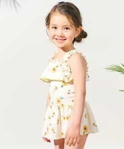 ★SALE★さくらんぼ・ひまわり・ハート柄ワンピース水着_UVカット