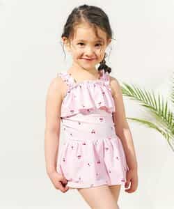 ★SALE★さくらんぼ・ひまわり・ハート柄ワンピース水着_UVカット