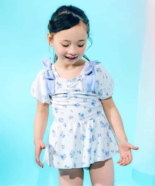 ★SALE★肩リボンパフスリーブワンピース水着