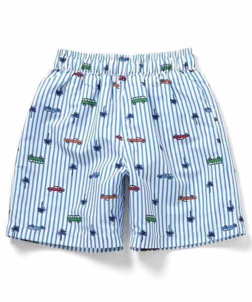 ★予約★【リンク】アイス・トロピカル・ストライプ柄トランクス水着