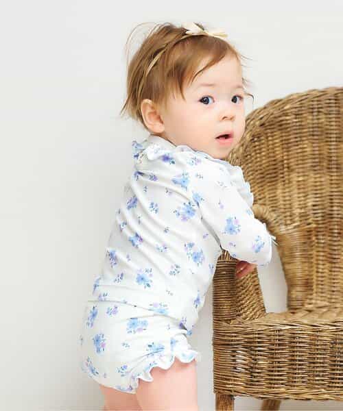 ★SALE★ラッシュガード付きフリル水着_UVカット