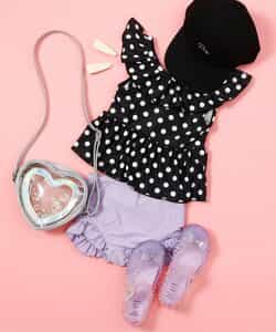 ★SALE★【UVカット】WEB限定 フリルペプラムセパレート水着_836569