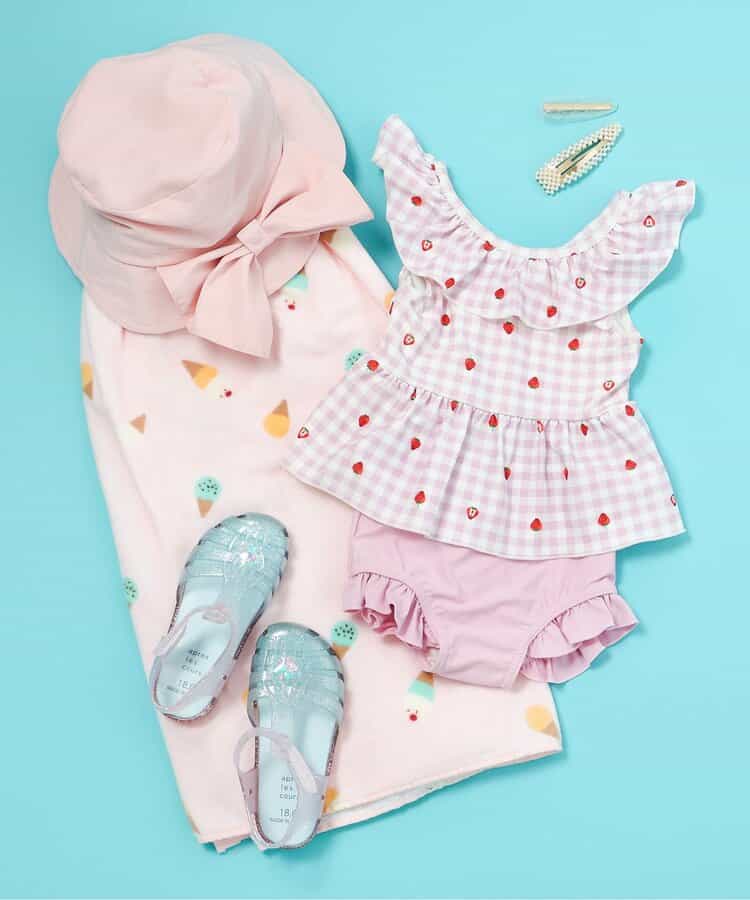 ★SALE★【UVカット】WEB限定 フリルペプラムセパレート水着_836597