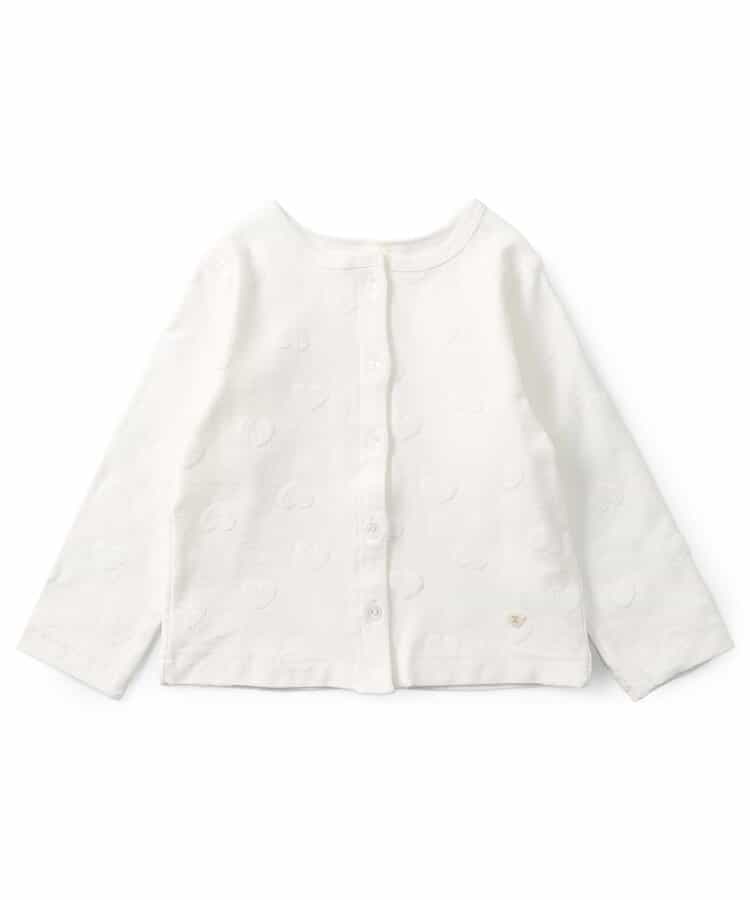 ひんやりハートパイルカーディガン