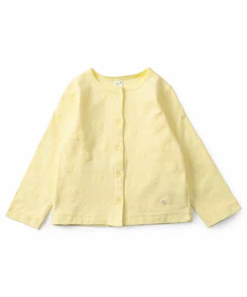 ひんやりハートパイルカーディガン_UVカット_接触冷感