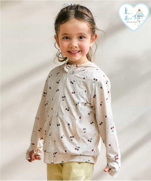 ★SALE★ひんやりUVカットパーカー_接触冷感_UVカット