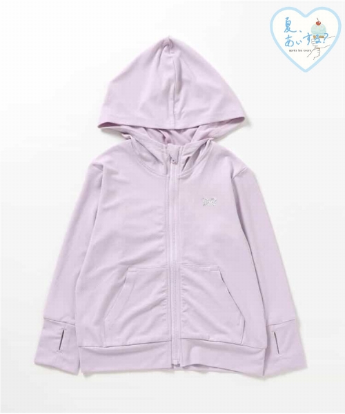 ★SALE★ひんやりUVカットパーカー_接触冷感_UVカット