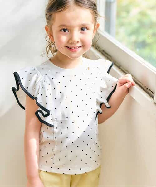 ★SALE★パイピングフリルトップス_UVカット_接触冷感_吸水速乾