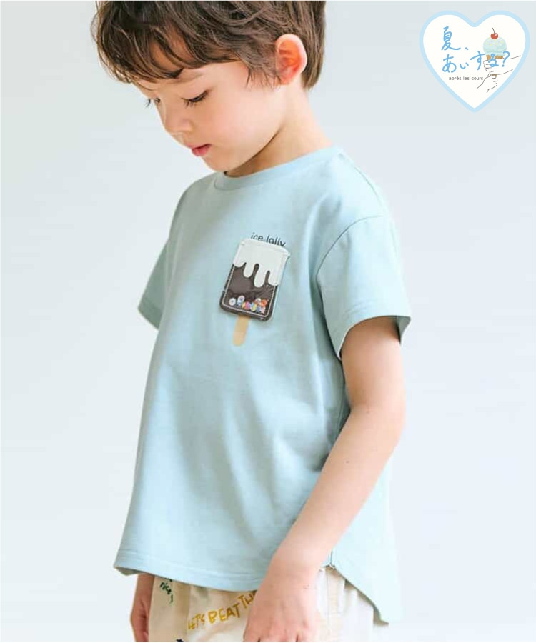 ★SALE★モチーフポケットTシャツ_UVカット_接触冷感_吸水速乾