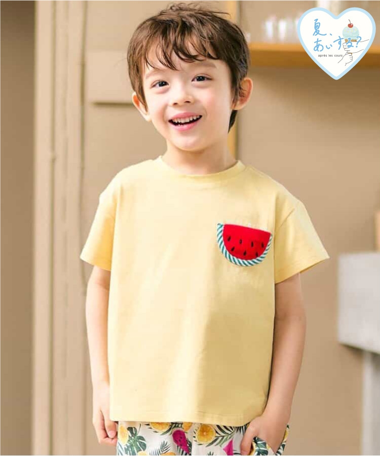 ★SALE★モチーフポケットTシャツ_UVカット_接触冷感_吸水速乾