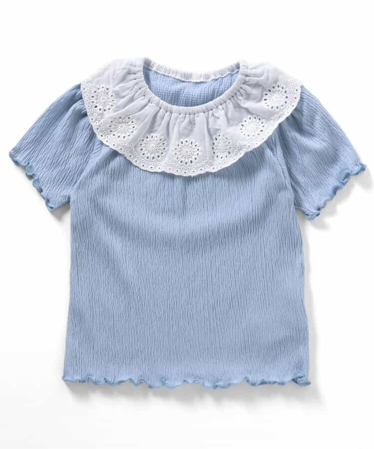 ★SALE★襟付きシャーリングTシャツ