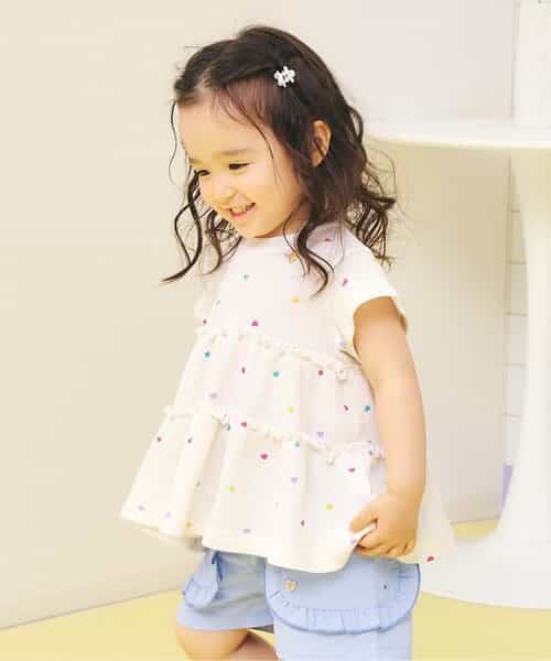 さらさらワッフルフレアチュニック UVカット