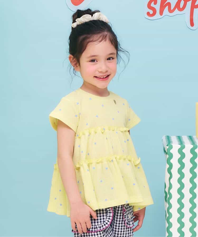 さらさらワッフルフレアチュニック UVカット