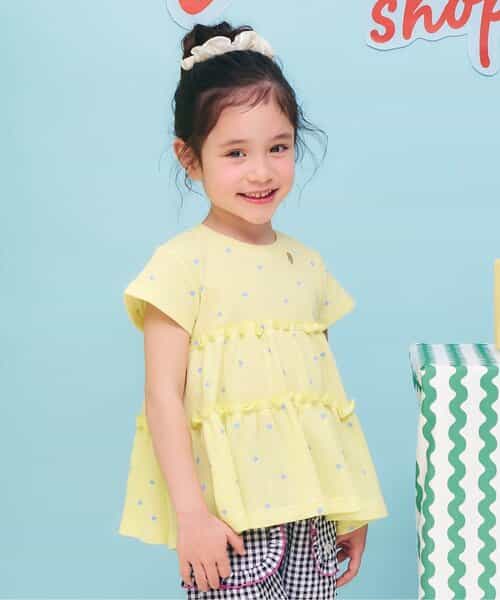 さらさらワッフルフレアチュニック UVカット