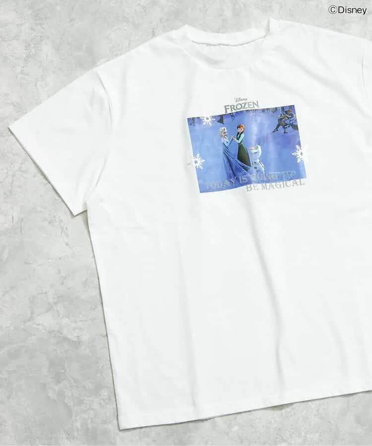【リンク】【ディズニーキャラクター】プリンセス/アナと雪の女王 半袖Tシャツ(大人)