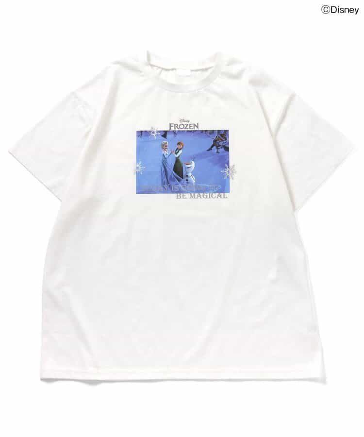 【リンク】【ディズニーキャラクター】プリンセス/アナと雪の女王 半袖Tシャツ(大人)_845016