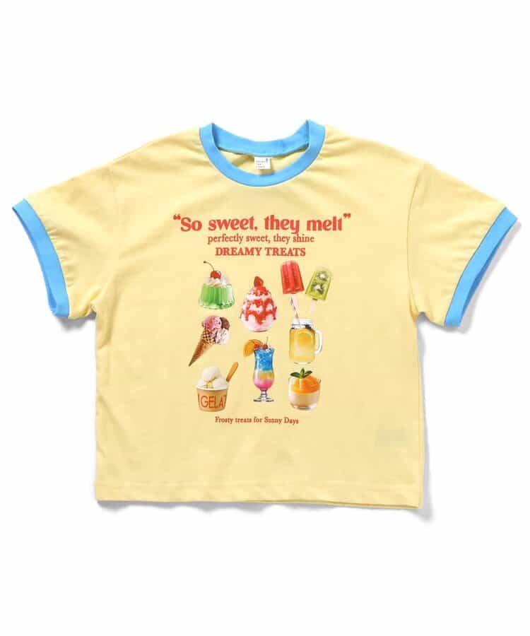 5柄アソート転写モチーフTシャツ 接触冷感