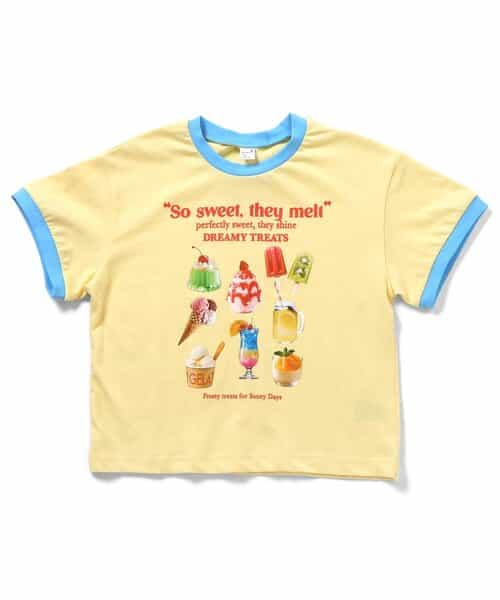 5柄アソート転写モチーフTシャツ 接触冷感