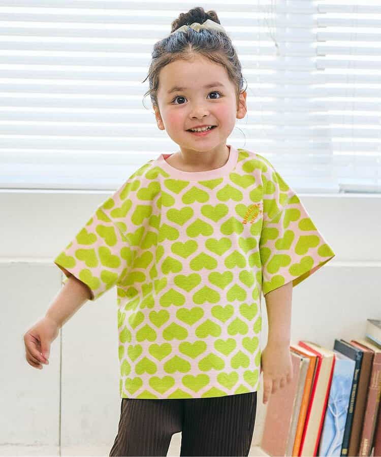 ☆4/28(火)お昼12:59まで3点10％OFF☆アソート総柄配色ステッチTシャツ