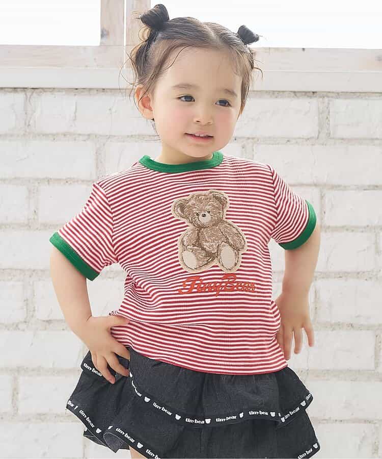 tiny bear刺繍Tシャツ
