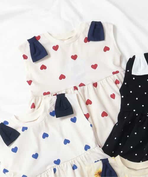 ★SALE★肩リボンペプラムTシャツ_接触冷感