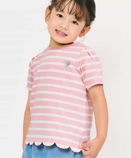 ★SALE★裾スカラップアソートTシャツ_接触冷感