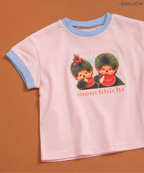 WEB限定【モンチッチ】 リンガーTシャツ