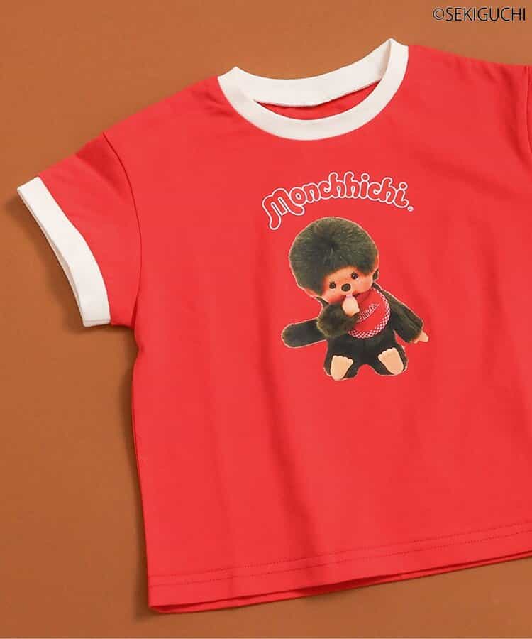 WEB限定【モンチッチ】 リンガーTシャツ