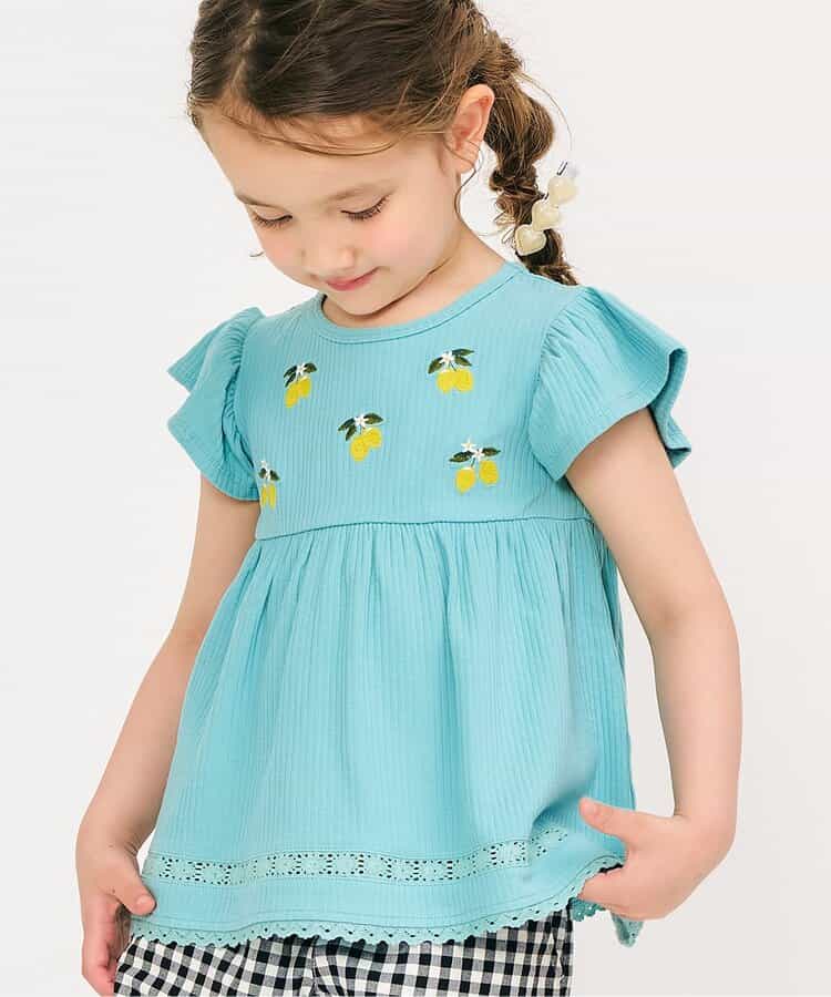 ★SALE★3柄フルーツモチーフ刺繍Tシャツ