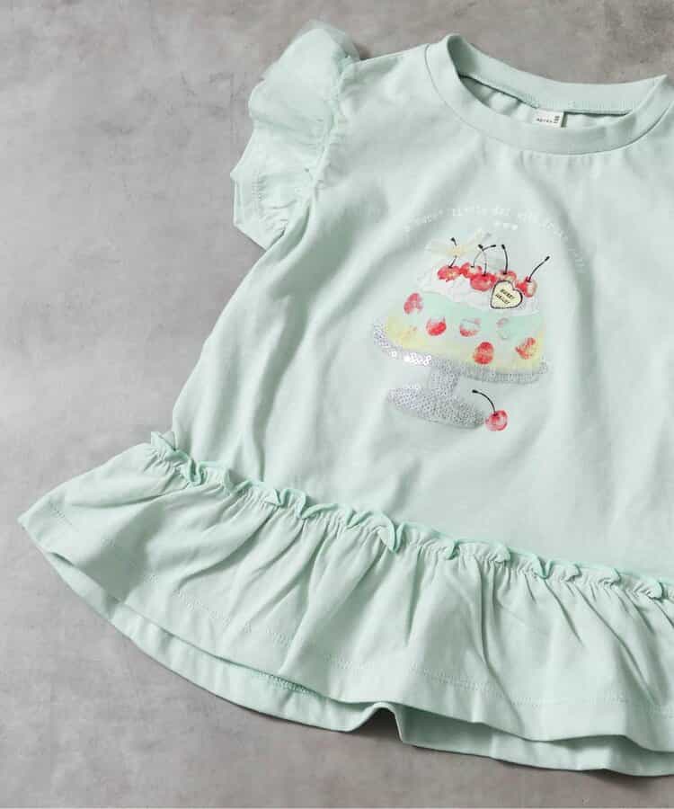 ☆4/28(火)お昼12:59まで3点10％OFF☆WEB限定  【接触冷感】キラキラスパンコールTシャツ