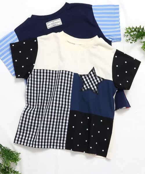 ★SALE★【リンク】パッチワークスターTシャツ