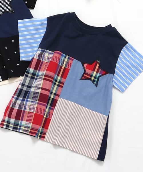 ★SALE★【リンク】パッチワークスターTシャツ