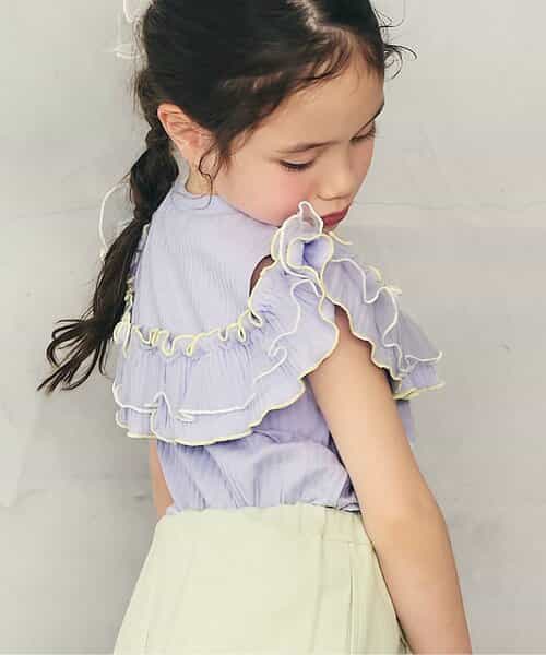 ☆4/23(木)21時～3点10％OFF☆WEB限定  2way肩あきチュール配色トップス