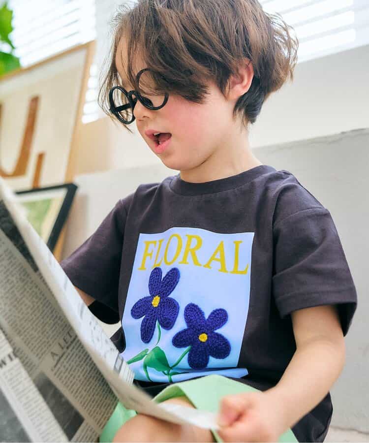 バラエティかぎ針モチーフTシャツ