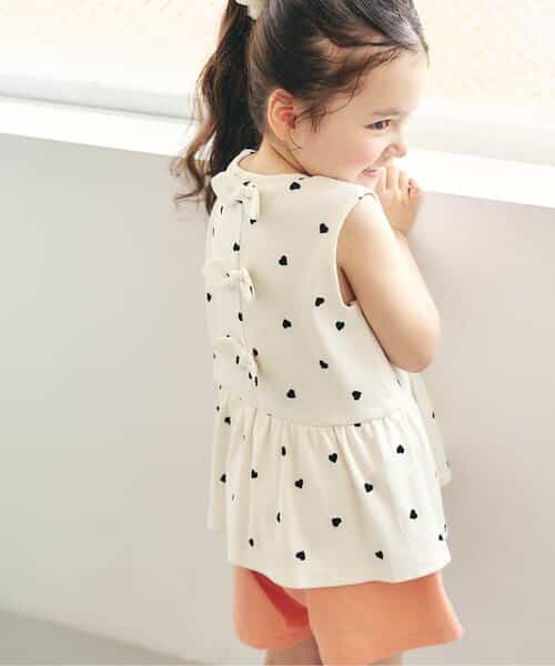 ☆4/28(火)お昼12:59まで3点10％OFF☆WEB限定 バックリボンノースリーブトップス