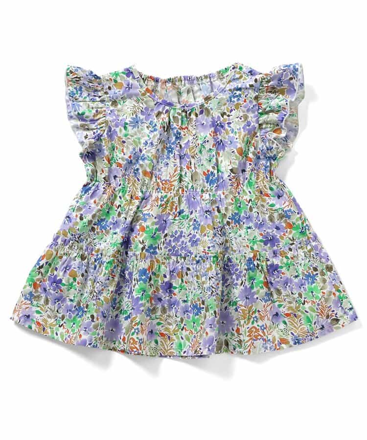 WEB限定  デイリーカラフルティアードブラウス