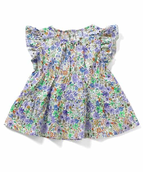 WEB限定  デイリーカラフルティアードブラウス