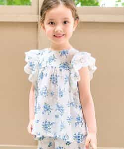 ★SALE★【リンク】レースフラワープリントチュニック