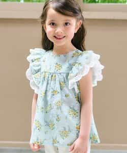 ★SALE★【リンク】レースフラワープリントチュニック