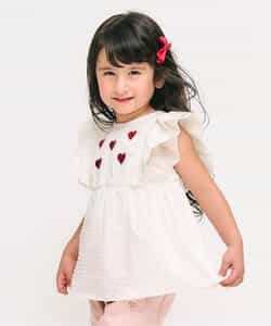 ★SALE★ハート・ひまわり刺繍チュニック