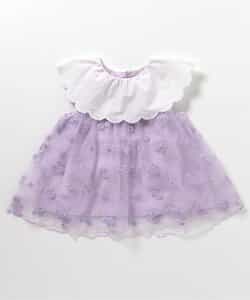 ★SALE★スカラップ衿チュール刺繍チュニック