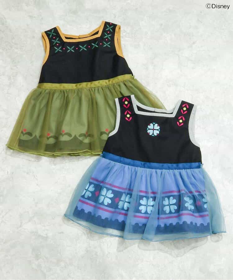 【ディズニーキャラクター】アナと雪の女王 ノースリーブトップス(セットアップ可)_843544