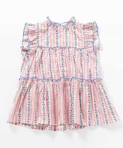 ☆延長決定！6/25(木)お昼12:59まで3点10％OFF☆【リンク】ノースリーブティアードフリルチュニック