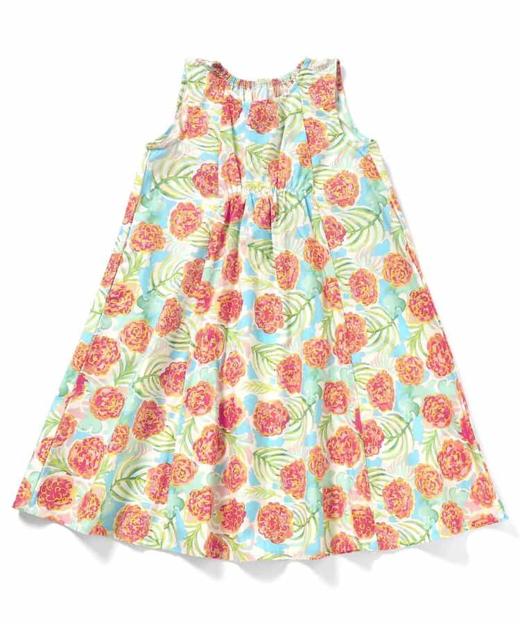 WEB限定　総柄プリントまいにちワンピース