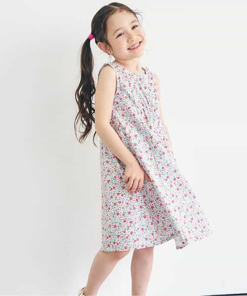 WEB限定　総柄プリントまいにちワンピース