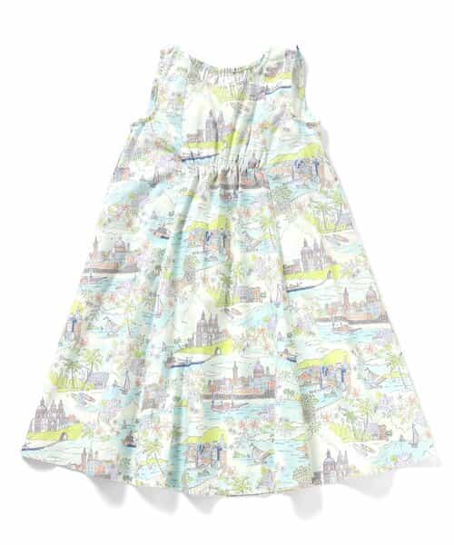 WEB限定　総柄プリントまいにちワンピース