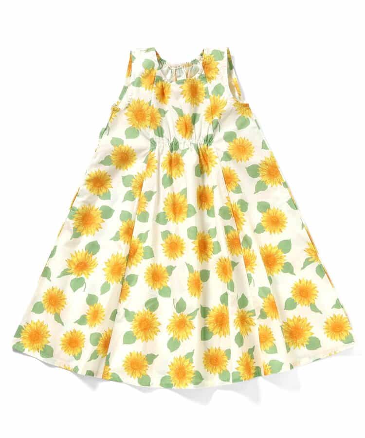 WEB限定　総柄プリントまいにちワンピース