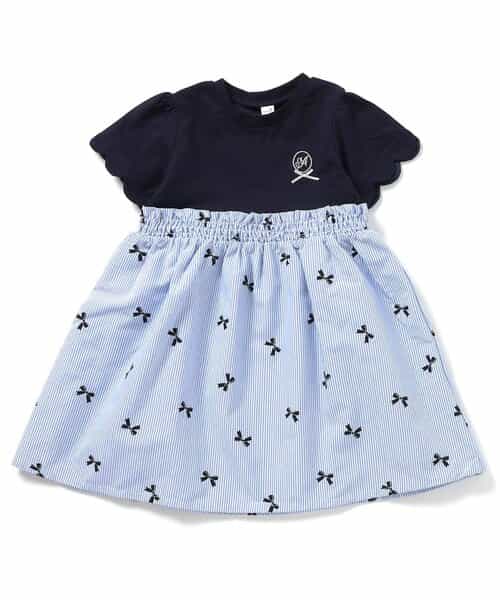 【美品】apres les cours ワンピースほか、3点セット　120 apres les cours ワンピース サマーリンク 3柄ワンピース キッズ