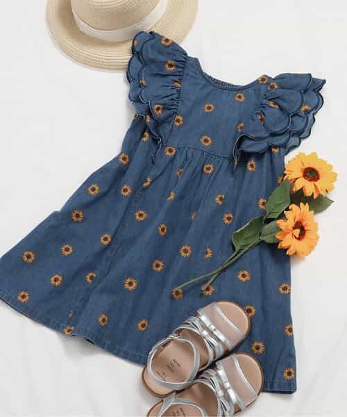 ★SALE★スカラップフリルヒロインワンピース